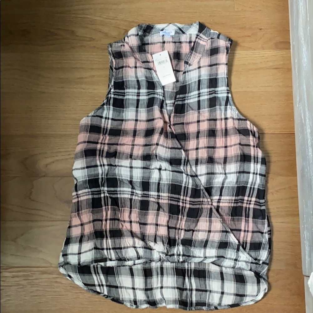 Pink Plaid Splendid Tank - Picture 4 of 5